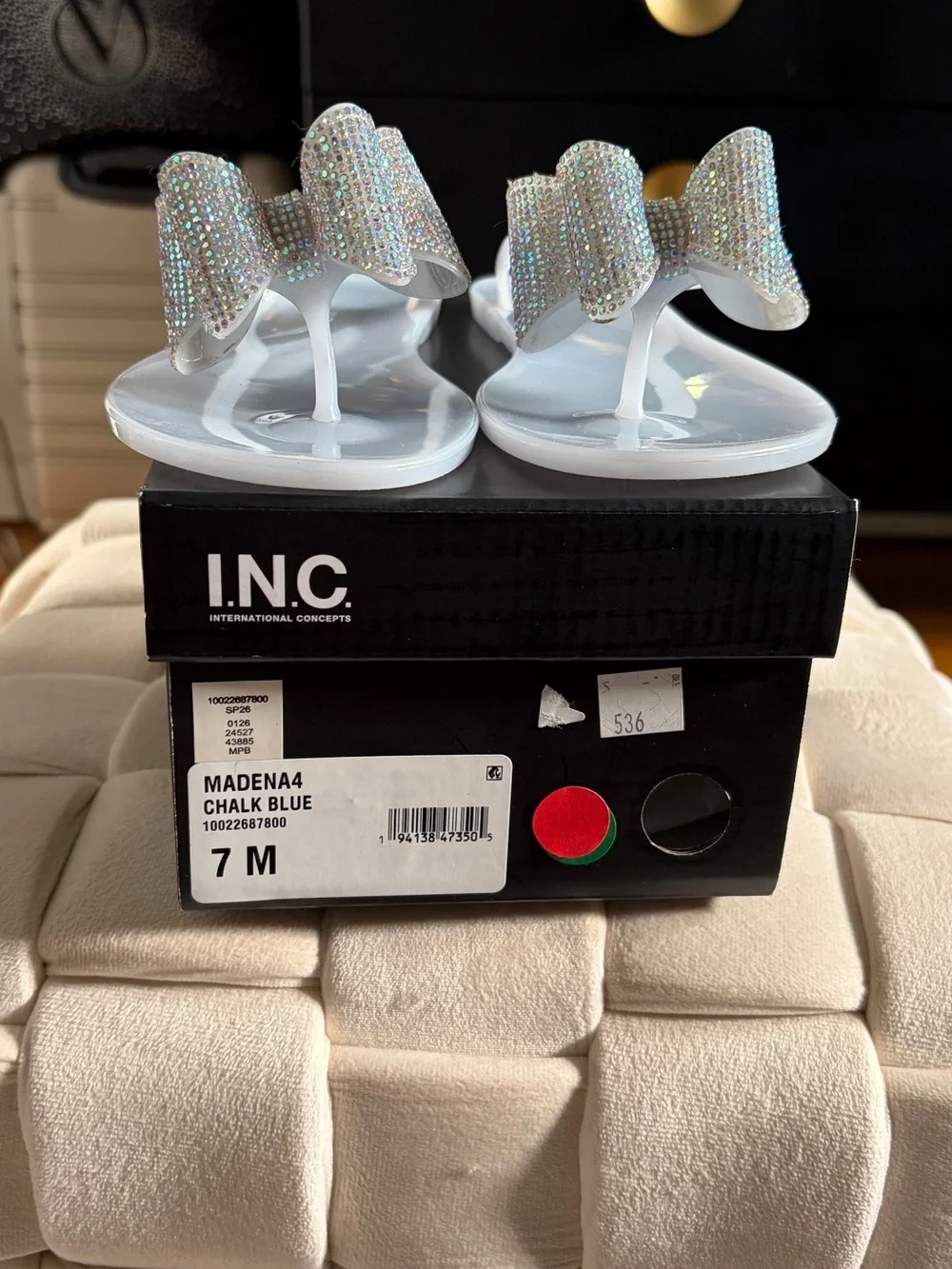 INC International Concepts embellishment white
